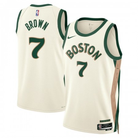 Camiseta Hombre Boston Celtics Jaylen Brown 7 2023-24 Nike City Edition Blanco Swingman Camiseta Hombre Boston Celtics Jaylen Brown 7 2023-24 Nike City Edition Blanco Swingman